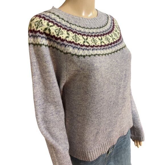 Pandemonium Wool Purple Sweater Size Medium - Picture 2 of 3